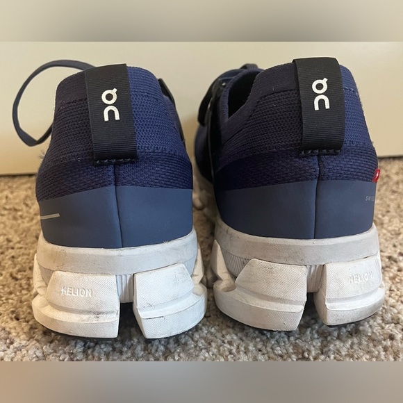 On Running Men Sz. 11.5 Cloudswift 3 Denim/Midnight Running Athletic Shoe - Picture 4 of 12